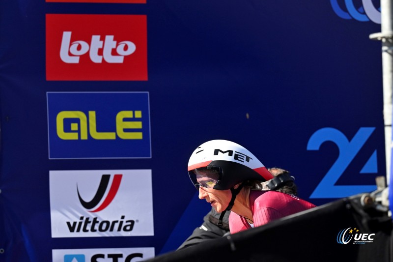 2024 UEC Road European Championships - Limburg - Flanders - Women Elite Individual Time Trial 31,2 km - 11/09/2024 - Start - photo Ivan Benedetto/SprintCyclingAgency?2024